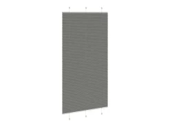 Estor plisado antracita 105x200 cm ancho tela 104,4 cm