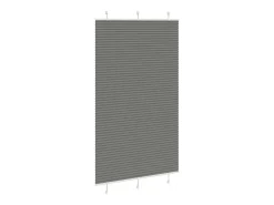 Estor plisado antracita 120x200 cm ancho tela 119,4 cm