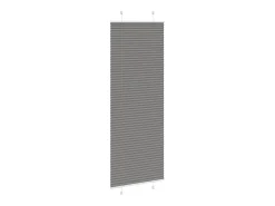 Estor plisado antracita 75x200 cm ancho tela 74,4 cm