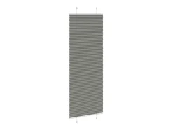 Estor plisado antracita 75x200 cm ancho tela 74,4 cm