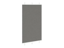 Estor plisado antracita 115x200 cm ancho tela 114,4 cm