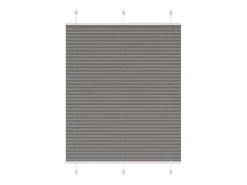 Estor plisado antracita 105x100 cm ancho tela 104,4 cm