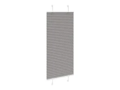 Estor plisado antracita 65x100 cm ancho tela 64,4 cm