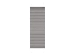 Estor plisado antracita 45x100 cm ancho tela 44,4 cm