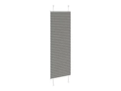 Estor plisado antracita 45x100 cm ancho tela 44,4 cm