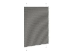 Estor plisado antracita 100x150 cm ancho tela 99,4 cm