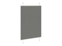 Estor plisado antracita 100x100 cm ancho tela 99,4 cm