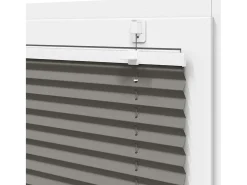 Estor plisado antracita 60x100 cm ancho tela 59,4 cm