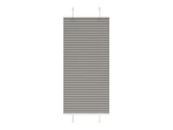 Estor plisado antracita 60x100 cm ancho tela 59,4 cm