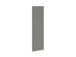 Estor plisado antracita 60x200 cm ancho tela 59,4 cm
