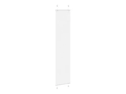 Estor plisado blanco 45x200 cm ancho tela 44,4 cm poliéster