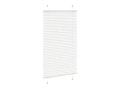 Estor plisado blanco 70x100 cm ancho tela 69,4 cm poliéster