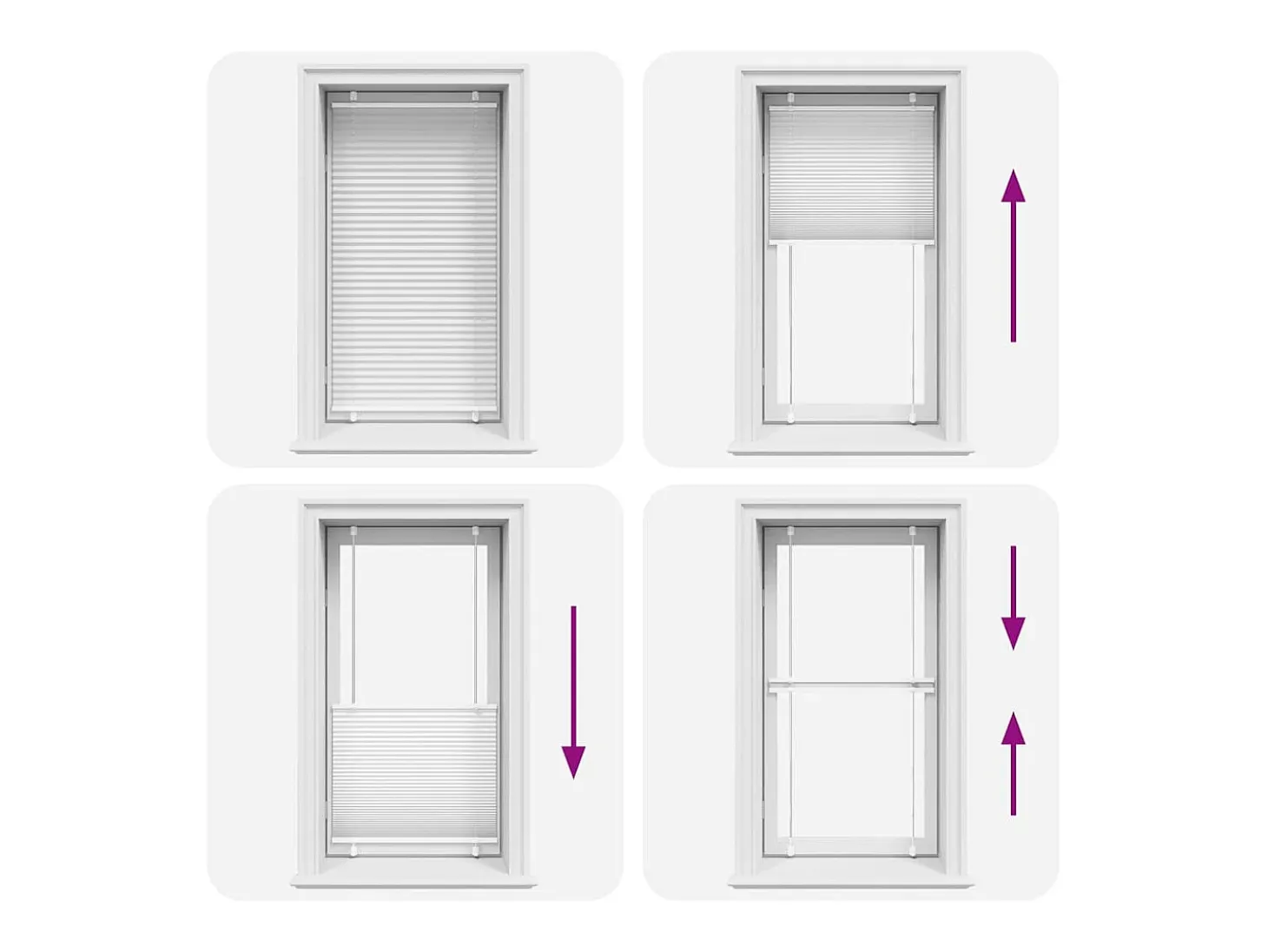 Estor plisado blanco 70x150 cm ancho tela 69,4 cm poliéster