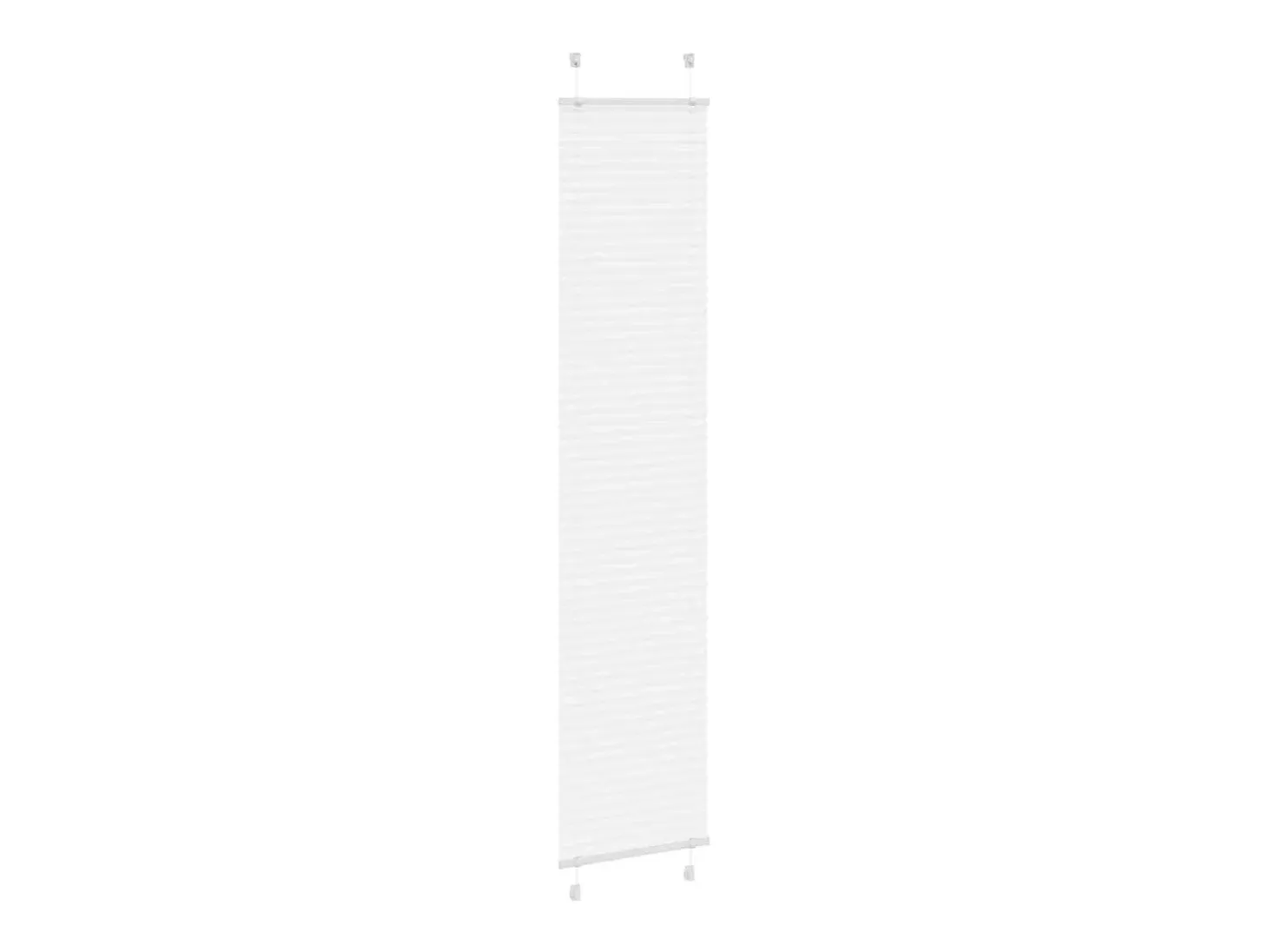 Estor plisado blanco 40x200 cm ancho tela 39,4 cm poliéster