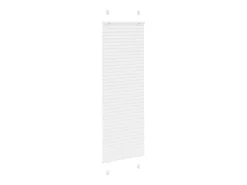 Estor plisado blanco 45x150 cm ancho tela 44,4 cm poliéster