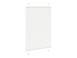 Estor plisado blanco 85x100 cm ancho tela 84,4 cm poliéster