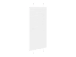 Estor plisado blanco 60x100 cm ancho tela 59,4 cm poliéster