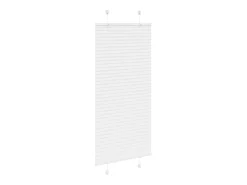 Estor plisado blanco 60x100 cm ancho tela 59,4 cm poliéster
