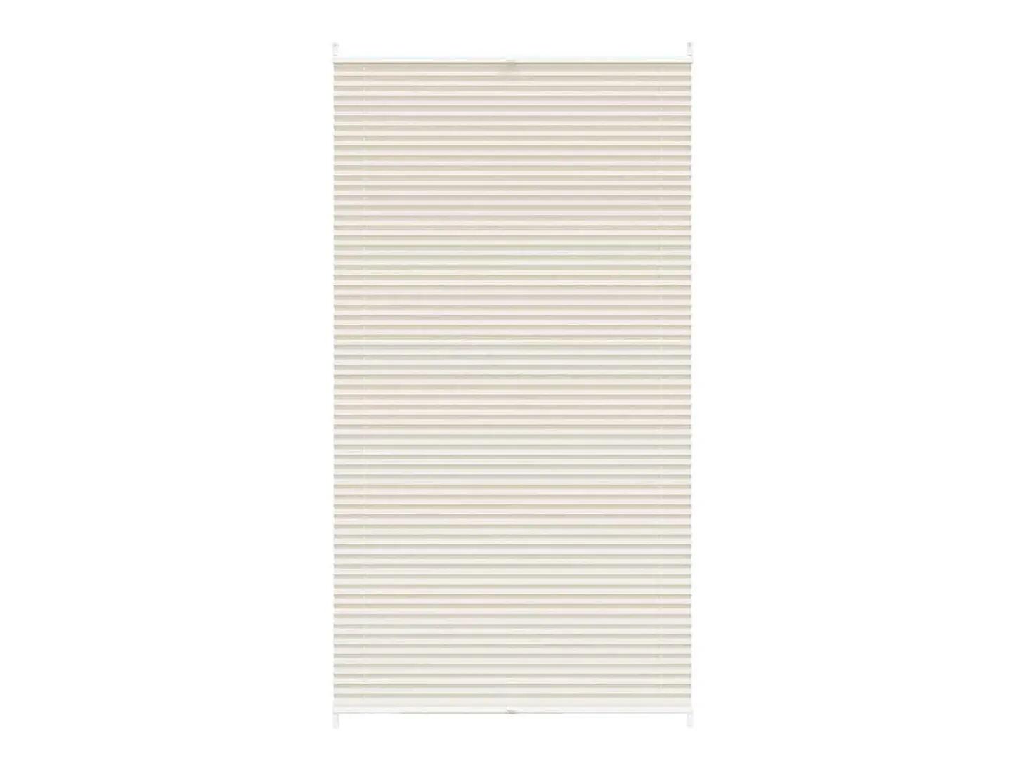 Estor plisado color crema 110 x 200 cm