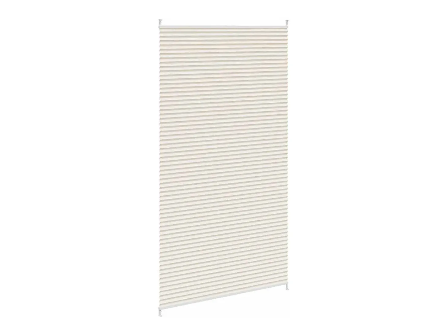 Estor plisado color crema 110 x 200 cm