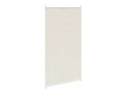 Estor plisado color crema 110 x 200 cm