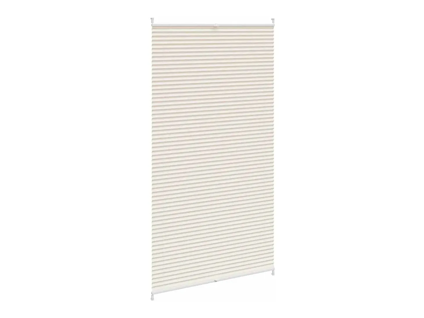 Estor plisado color crema 110 x 200 cm