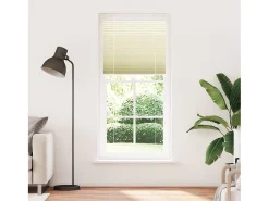 Estor plisado color crema 95x200 cm ancho tela 94,4 cm poliéster