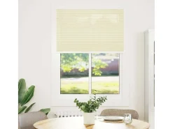 Estor plisado color crema 100x150 cm ancho tela 99,4cm poliéster