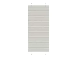 Estor plisado gris claro 95x200 cm ancho tela 94,4 cm