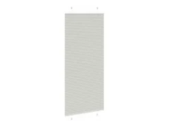 Estor plisado gris claro 95x200 cm ancho tela 94,4 cm