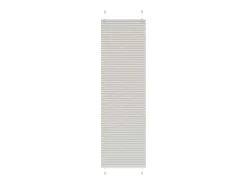 Estor plisado gris claro 55x200 cm ancho tela 54,4 cm