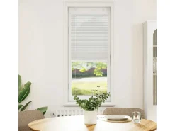 Estor plisado gris claro 50x150 cm ancho tela 49,4 cm
