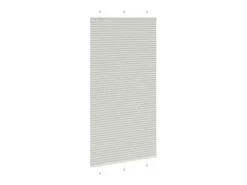 Estor plisado gris claro 110x200cm ancho tela 109,4cm