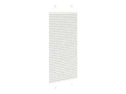 Estor plisado gris claro 55x150 cm ancho tela 54,4 cm