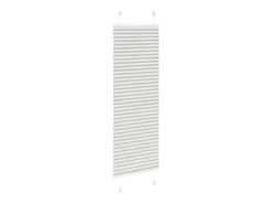 Estor plisado gris claro 45x100 cm ancho tela 44,4 cm