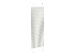 Estor plisado gris claro 40x150 cm ancho tela 39,4 cm