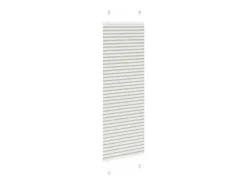 Estor plisado gris claro 50x100 cm ancho tela 49,4 cm
