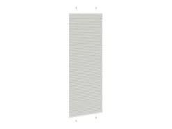 Estor plisado gris claro 80x200 cm ancho tela 79,4 cm
