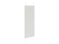 Estor plisado gris claro 45x150 cm ancho tela 44,4 cm