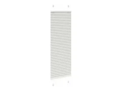 Estor plisado gris claro 45x150 cm ancho tela 44,4 cm
