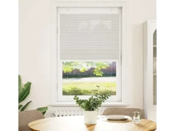 Estor plisado gris claro 70x150 cm ancho tela 69,4 cm