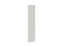 Estor plisado gris claro 45x200 cm ancho tela 44,4 cm