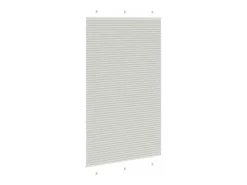 Estor plisado gris claro 115x200cm ancho tela 114,4cm