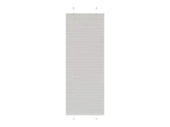 Estor plisado gris claro 70x200 cm ancho tela 69,4 cm