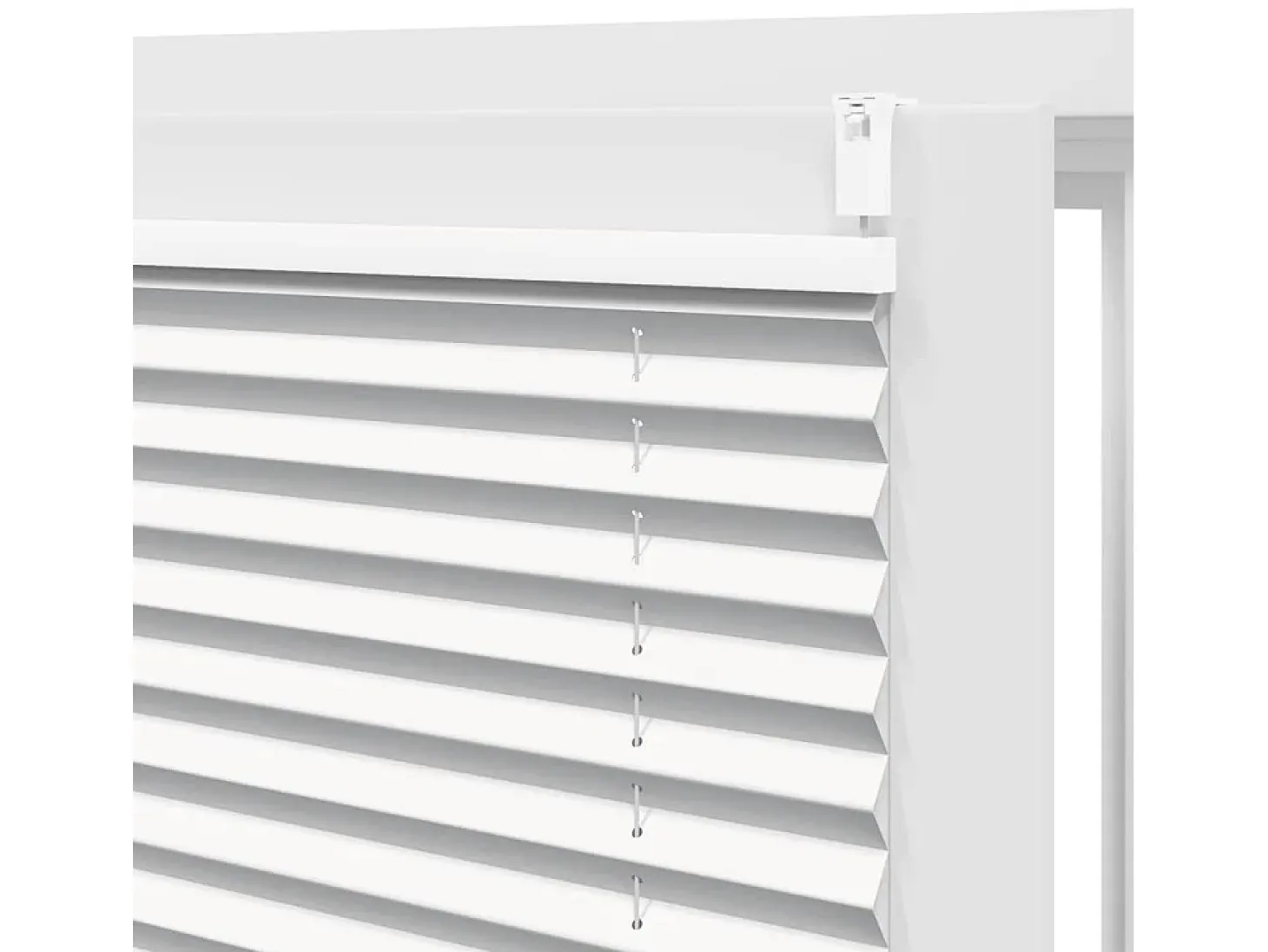 Estor plisado 80x100 cm Blanco