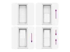 Estor plisado 40x150 cm Blanco