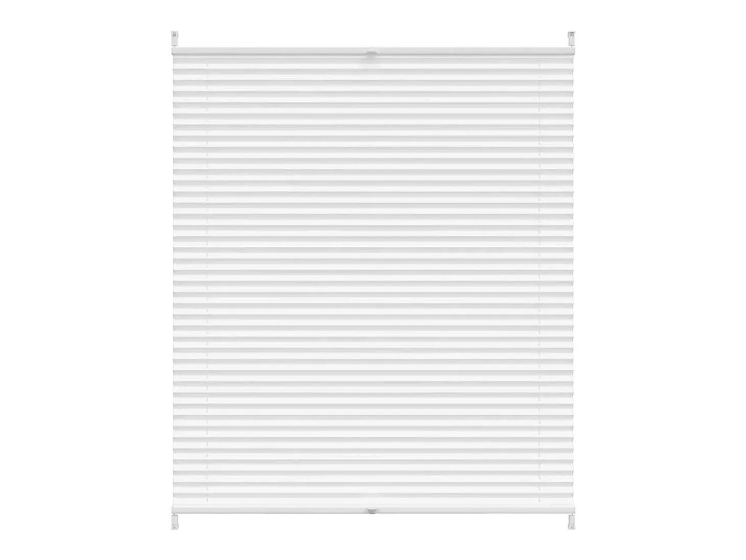 Estor plisado 110x100 cm Blanco