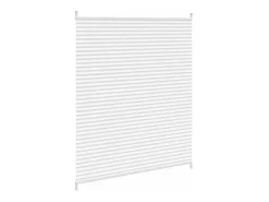 Estor plisado 100x125 cm Blanco