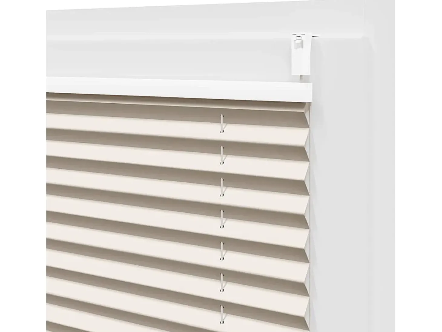 Estor plisado 70x200 cm Crema
