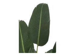 Estrelitzia artificial de plástico verde de 189 cm de altura.